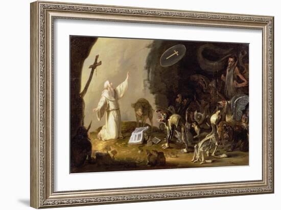 The Temptation of St. Anthony-Cornelis Saftleven-Framed Giclee Print