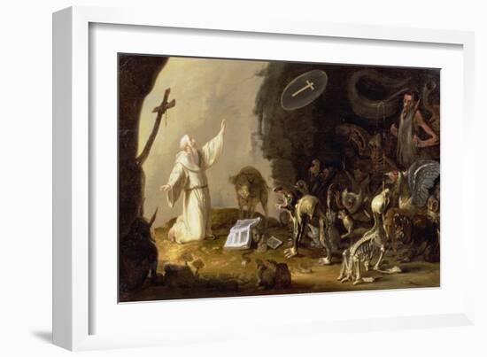 The Temptation of St. Anthony-Cornelis Saftleven-Framed Giclee Print