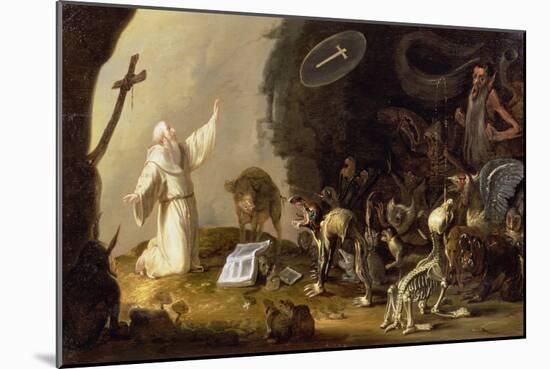 The Temptation of St. Anthony-Cornelis Saftleven-Mounted Giclee Print