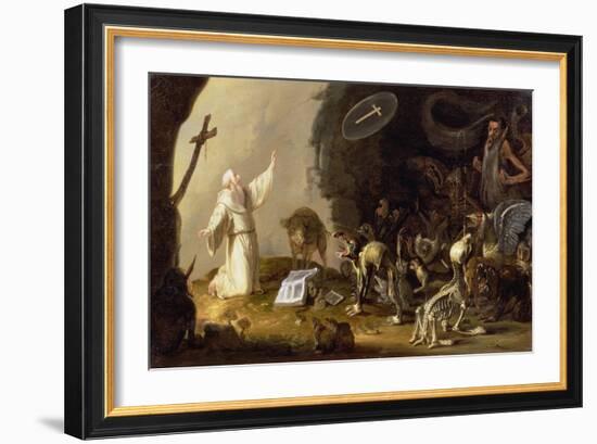 The Temptation of St. Anthony-Cornelis Saftleven-Framed Giclee Print