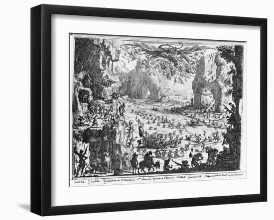 The Temptation of St. Anthony-Jacques Callot-Framed Giclee Print