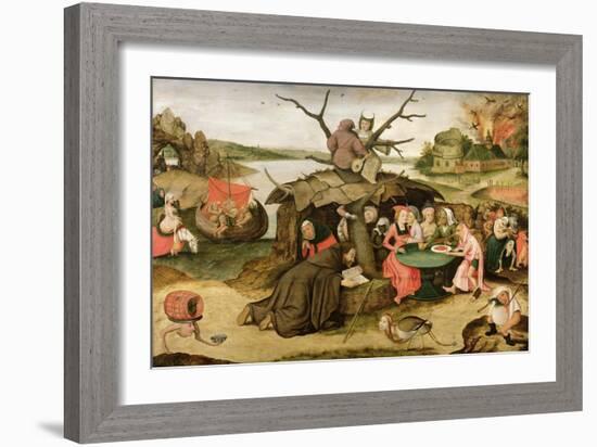 The Temptation of St Anthony-Pieter Brueghel the Younger-Framed Giclee Print