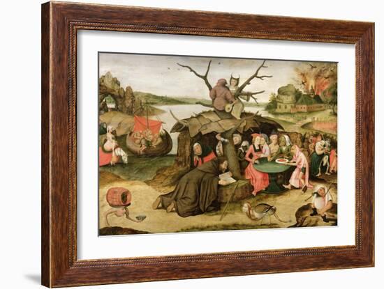 The Temptation of St Anthony-Pieter Brueghel the Younger-Framed Giclee Print