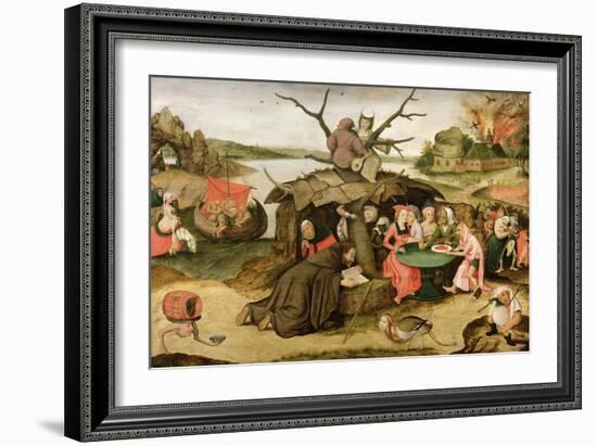 The Temptation of St Anthony-Pieter Brueghel the Younger-Framed Giclee Print