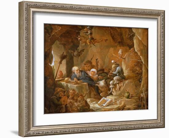 The Temptation of St. Anthony-David Teniers the Younger-Framed Giclee Print