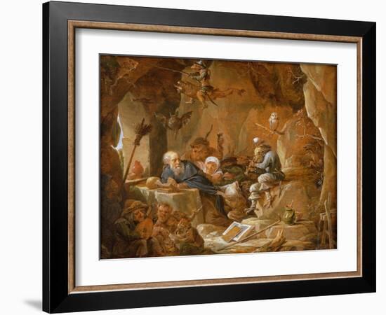 The Temptation of St. Anthony-David Teniers the Younger-Framed Giclee Print