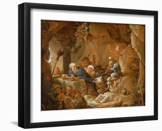 The Temptation of St. Anthony-David Teniers the Younger-Framed Giclee Print