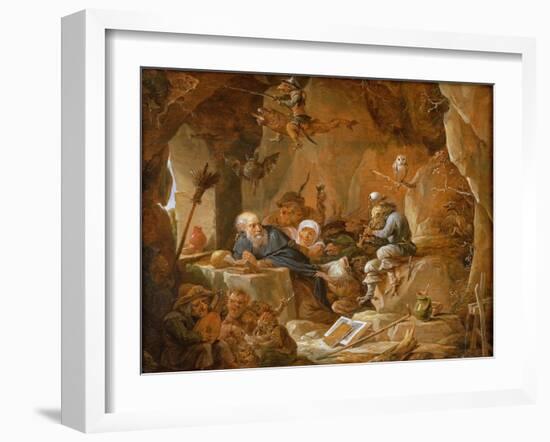 The Temptation of St. Anthony-David Teniers the Younger-Framed Giclee Print