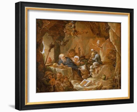 The Temptation of St. Anthony-David Teniers the Younger-Framed Giclee Print