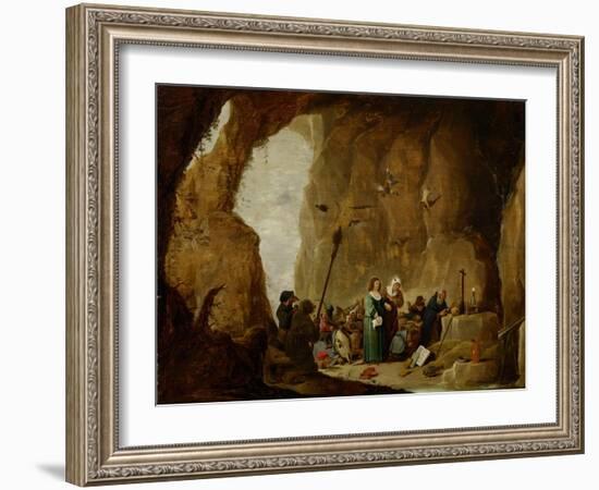 The Temptation of St. Anthony-David the Younger Teniers-Framed Giclee Print