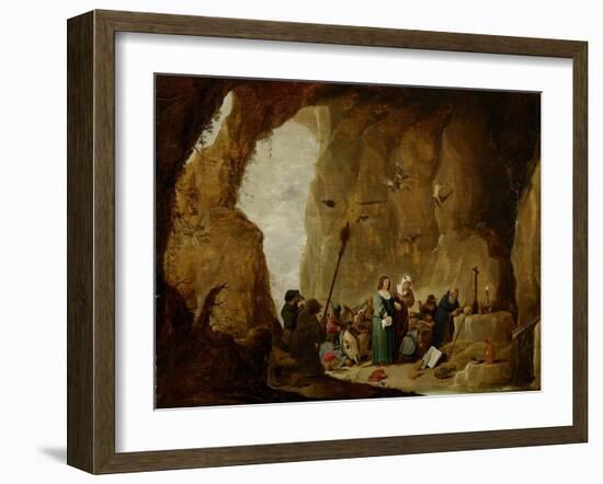 The Temptation of St. Anthony-David the Younger Teniers-Framed Giclee Print