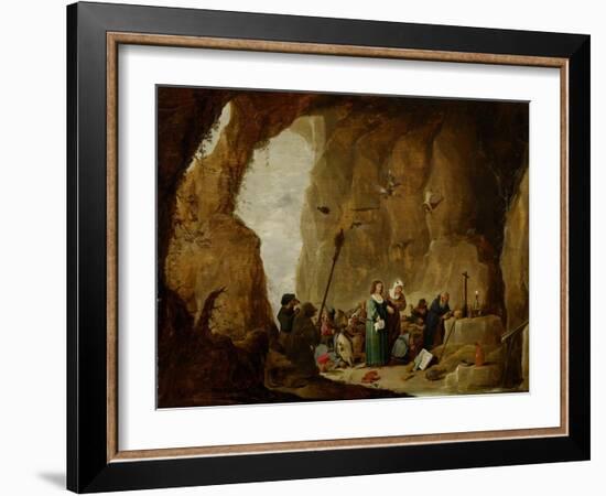 The Temptation of St. Anthony-David the Younger Teniers-Framed Giclee Print
