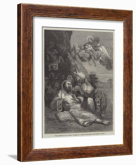 The Temptation of St Anthony-John Wykeham Archer-Framed Giclee Print