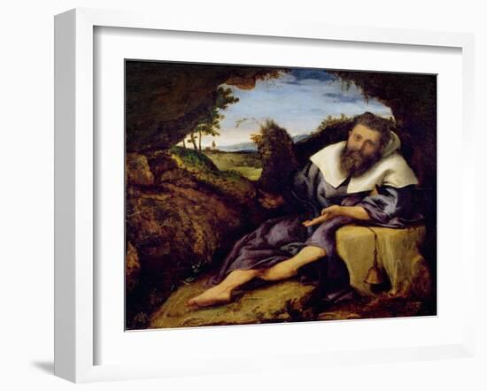 The Temptation of St. Anthony-Lorenzo Lotto-Framed Giclee Print