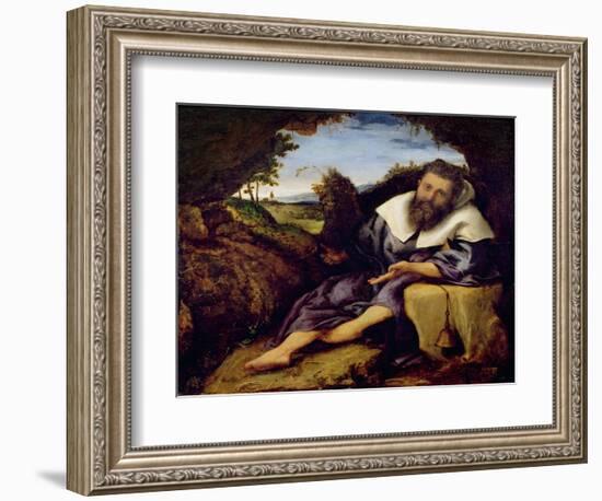 The Temptation of St. Anthony-Lorenzo Lotto-Framed Giclee Print