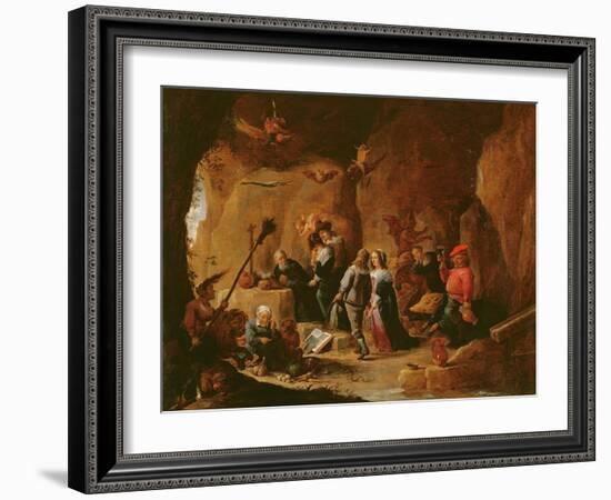 The Temptation of St. Anthony-David the Younger Teniers-Framed Giclee Print