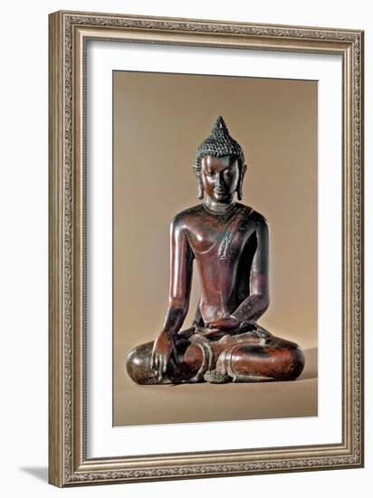 The Temptation of the Buddha-null-Framed Art Print