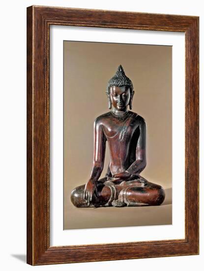 The Temptation of the Buddha-null-Framed Art Print