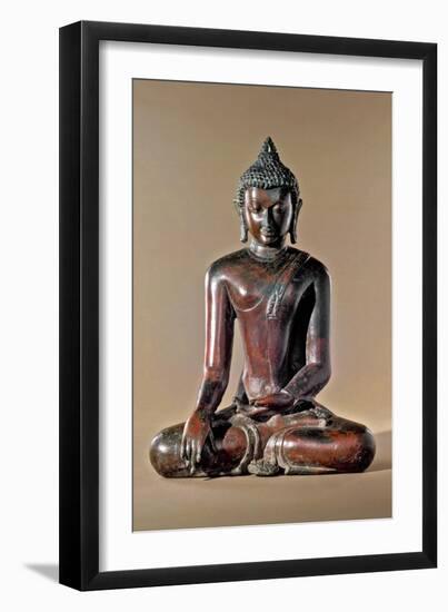 The Temptation of the Buddha-null-Framed Art Print