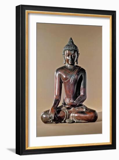 The Temptation of the Buddha-null-Framed Art Print