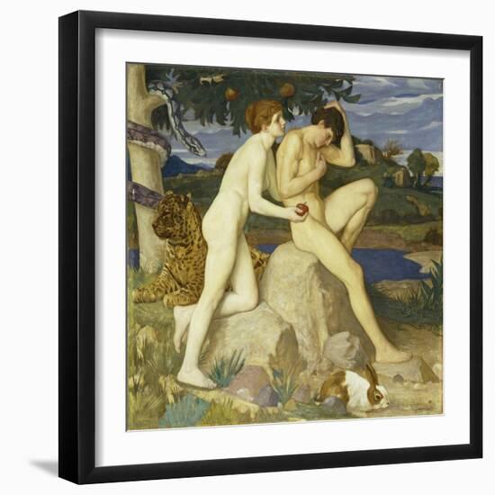 The Temptation-William Strang-Framed Giclee Print