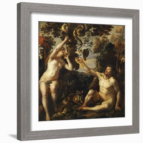 The Temptation-Jacob Jordaens-Framed Giclee Print