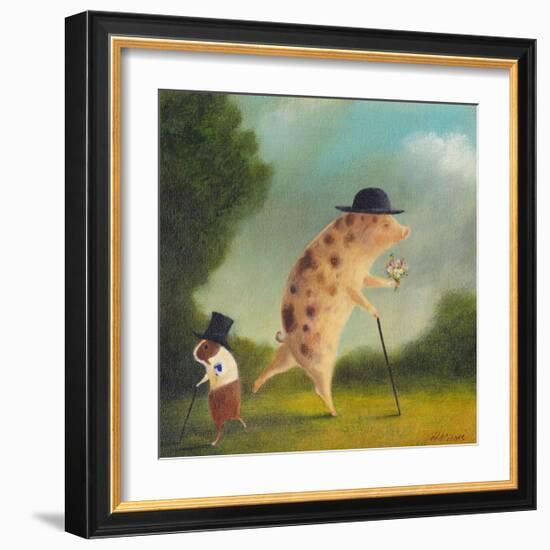 The Temptations of Bentley Scroop-DD McInnes-Framed Art Print