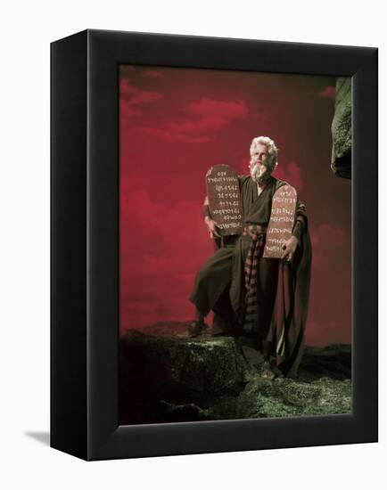 The Ten Commandments 1956 Directed by Cecil B. Demille Charlton Heston-null-Framed Stretched Canvas