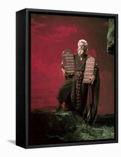 The Ten Commandments 1956 Directed by Cecil B. Demille Charlton Heston-null-Framed Stretched Canvas