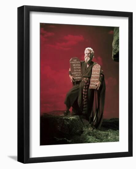 The Ten Commandments 1956 Directed by Cecil B. Demille Charlton Heston-null-Framed Photo