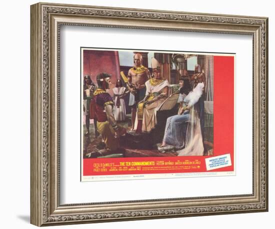 The Ten Commandments, 1956-null-Framed Premium Giclee Print