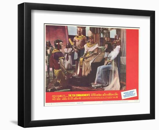 The Ten Commandments, 1956-null-Framed Premium Giclee Print