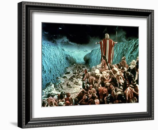 The Ten Commandments, Charlton Heston, 1956-null-Framed Photo