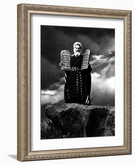 The Ten Commandments,Charlton Heston, 1956-null-Framed Photo