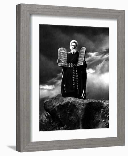 The Ten Commandments,Charlton Heston, 1956-null-Framed Photo