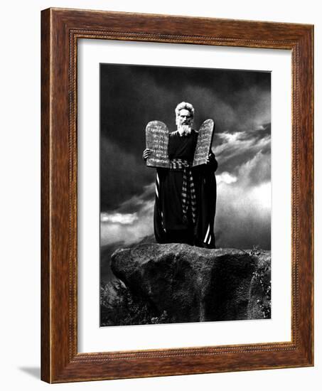 The Ten Commandments,Charlton Heston, 1956-null-Framed Photo