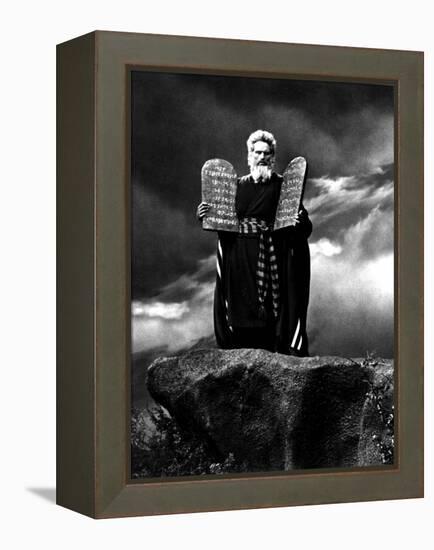 The Ten Commandments,Charlton Heston, 1956-null-Framed Stretched Canvas