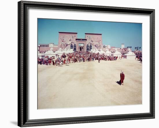 The Ten Commandments, Charlton Heston as Moses-Ralph Crane-Framed Premium Photographic Print