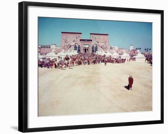The Ten Commandments, Charlton Heston as Moses-Ralph Crane-Framed Premium Photographic Print