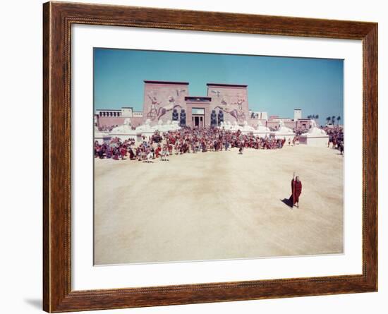 The Ten Commandments, Charlton Heston as Moses-Ralph Crane-Framed Premium Photographic Print