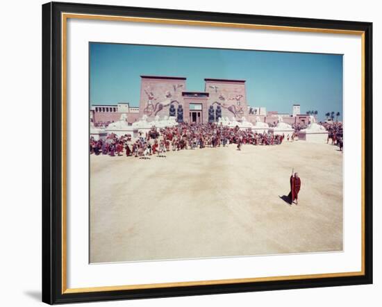 The Ten Commandments, Charlton Heston as Moses-Ralph Crane-Framed Premium Photographic Print