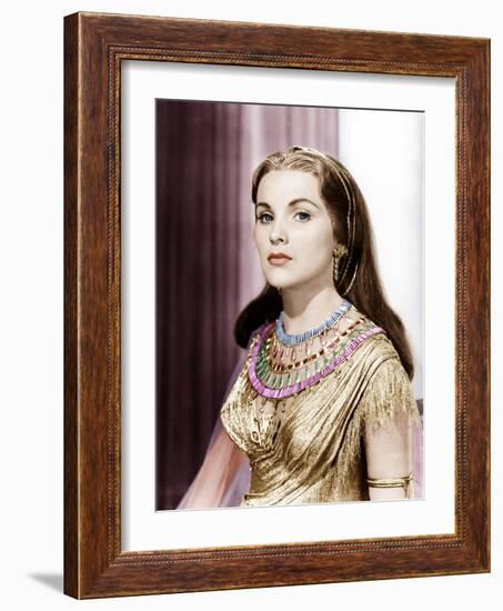 THE TEN COMMANDMENTS, Debra Paget, 1956-null-Framed Photo