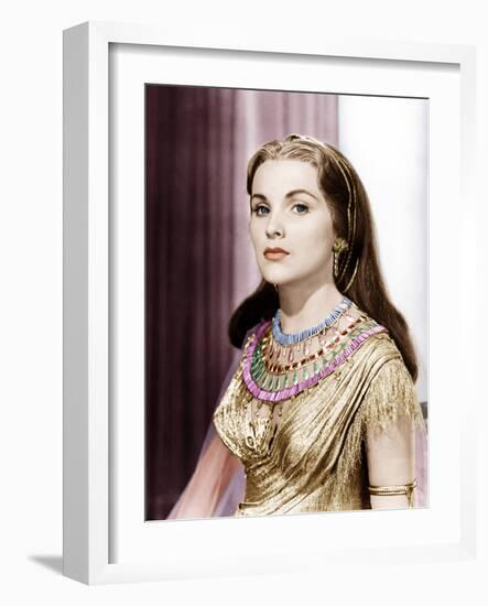 THE TEN COMMANDMENTS, Debra Paget, 1956-null-Framed Photo