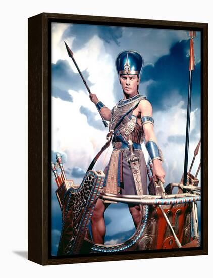 The Ten Commandments, Yul Brynner, 1956-null-Framed Stretched Canvas