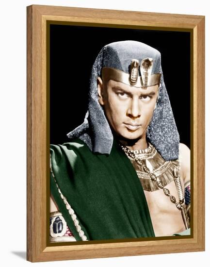 THE TEN COMMANDMENTS, Yul Brynner, 1956-null-Framed Stretched Canvas