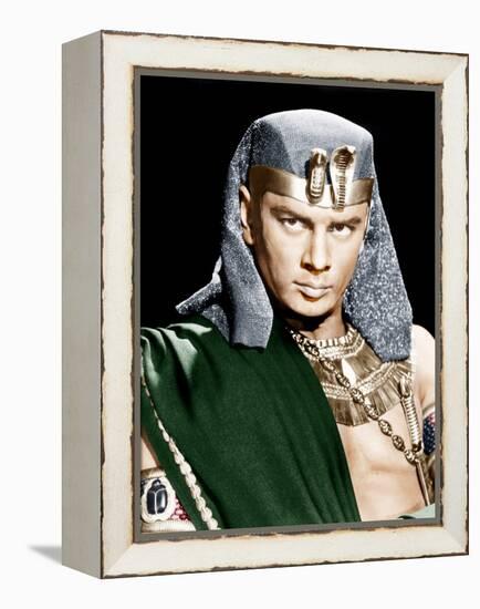 THE TEN COMMANDMENTS, Yul Brynner, 1956-null-Framed Stretched Canvas