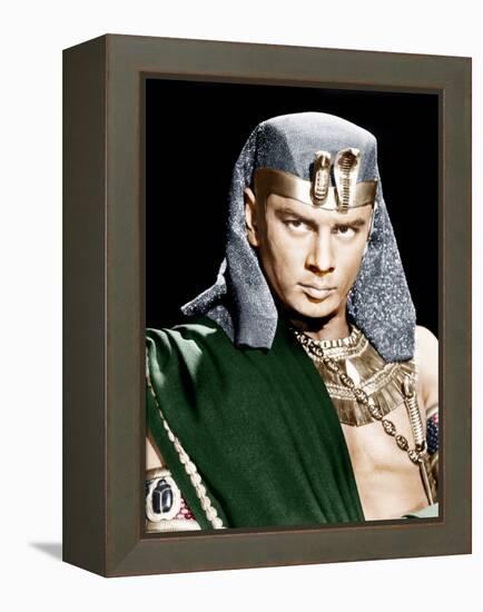 THE TEN COMMANDMENTS, Yul Brynner, 1956-null-Framed Stretched Canvas