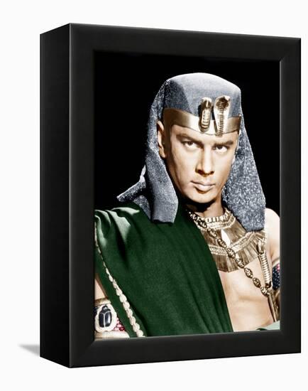 THE TEN COMMANDMENTS, Yul Brynner, 1956-null-Framed Stretched Canvas