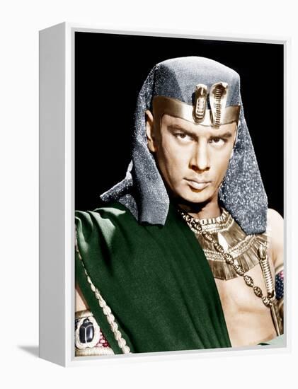 THE TEN COMMANDMENTS, Yul Brynner, 1956-null-Framed Stretched Canvas