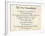 The Ten Commandments-Veruca Salt-Framed Art Print